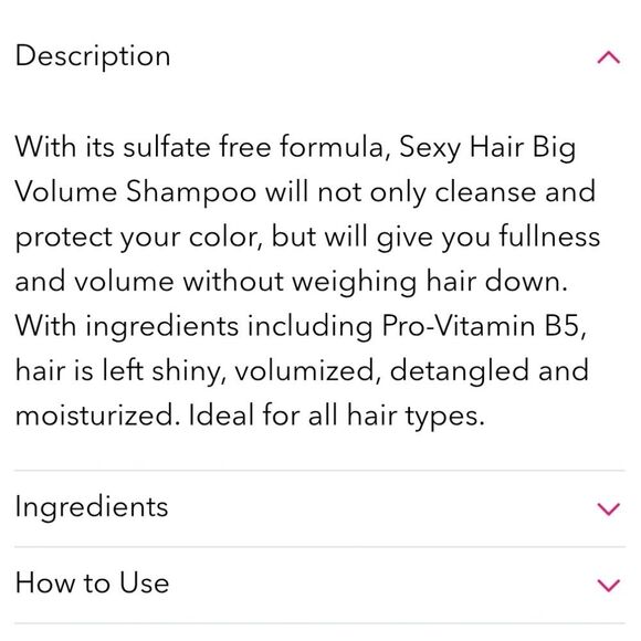 Big Sexy Hair Volumizing Shampoo - Picture 4 of 4